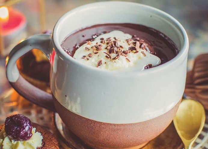 Parisian Hot Chocolate with Marmalade