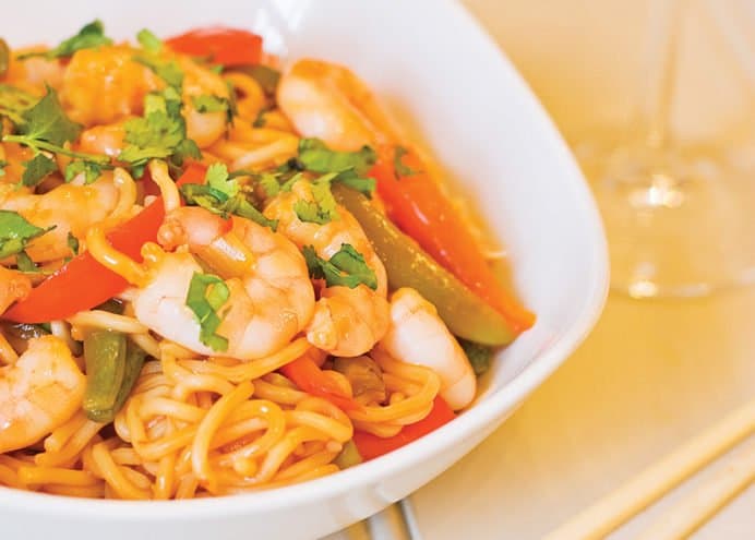 Thai Chilli Prawn Noodles